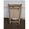 Image 3 : Vintage Wooden Fold Out Chair (Shanghai) (31"x14"x14")