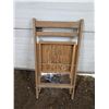 Image 4 : Vintage Wooden Fold Out Chair (Shanghai) (31"x14"x14")