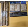 Image 1 : (3) Sea Brook Wall Coverings Vinyl One Double Roll (5.2m/52cmx10m) W/ Etc.