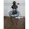 Image 1 : Peacock Design Garden Table Decor (21"x12") and Garden Lantern Decor