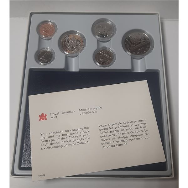 1983 Canadian Uncirculated Proof Like Coin Set.