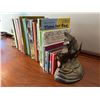 Image 2 : Book Lot with book ends