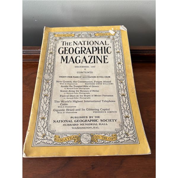 National Geographic, 1930 addition