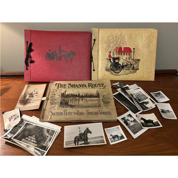 Vintage Photo Albums with vintage photo lot