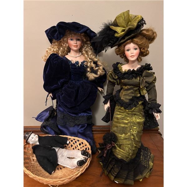Porcelain collector dolls