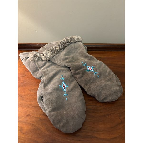 Leather Mittens