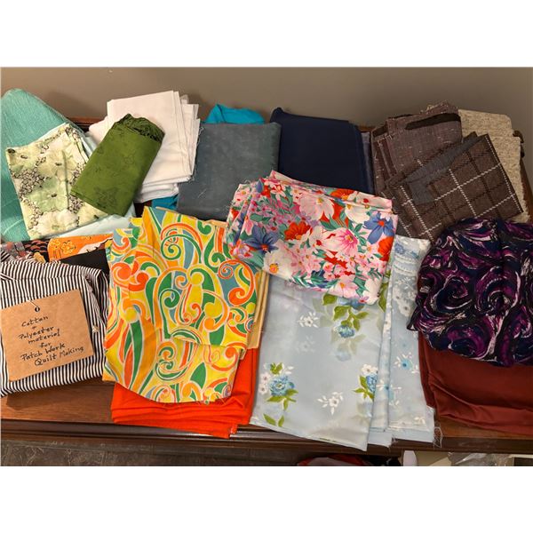 Material Slips for Patchwork Quilting