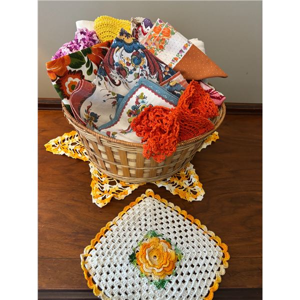 Doily Basket Lot