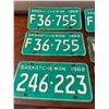 Image 2 : SASK 60’s Licence Plate Lot