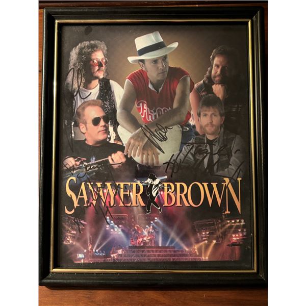 Signed Sawyer Brown Framed Print