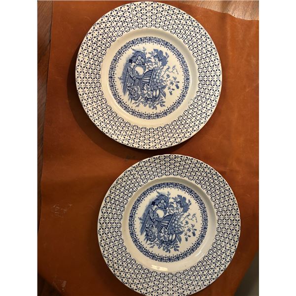 “Beverly” Blue Collectible Plate Lot