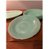 Image 2 : Vintage Jadeite Platter and small plate lot (7 pieces)