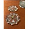 Image 2 : Vintage Glass Drink Coasters (7 pieces)