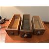 Image 2 : Wooden Sewing Boxes (3 pieces)