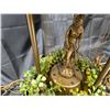 Image 4 : Vintage working rain lamp nude goddess - 20"H