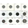 Image 1 : Lot of Proof Like Canadian 5, 25, 50 Cents Coins.