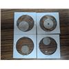 Image 2 : (4) Vintage Tokens (Germany, Washington, B.C., and Toronto)