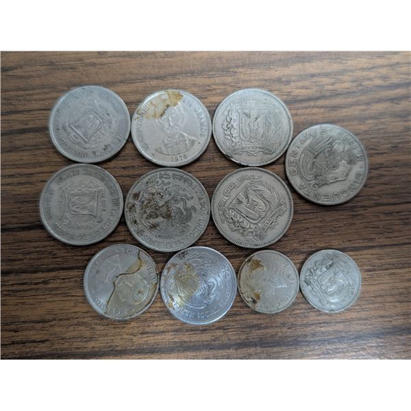 lot of Vintage Mexican Coins