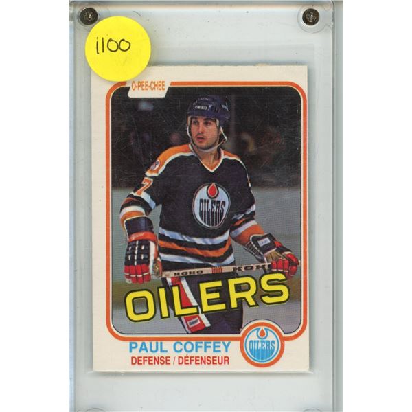 1981-82 Paul Coffey OPC #111 Rookie Card