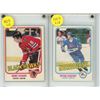 Image 1 : 1981-82 Denis Savard OPC #63 Rookie Card and Peter Stastny #269