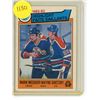 Image 1 : 1983-84 Wayne Gretzky/Mark Messier Highlight OPC #23