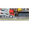 Image 1 : Hotwheels look alikes and toy transport truck