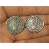 Image 2 : 1899 and 1900 Canadian Large One Cent Coin.