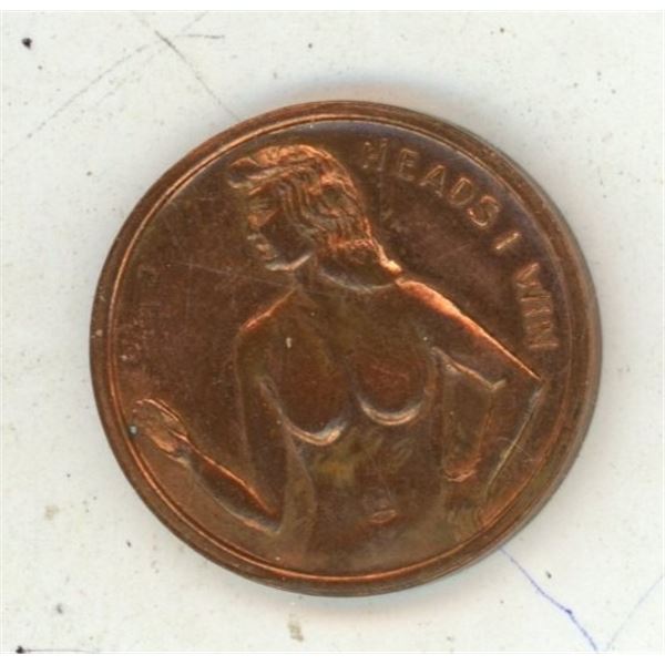 Heads I Win Tails You Lose Women Coin.