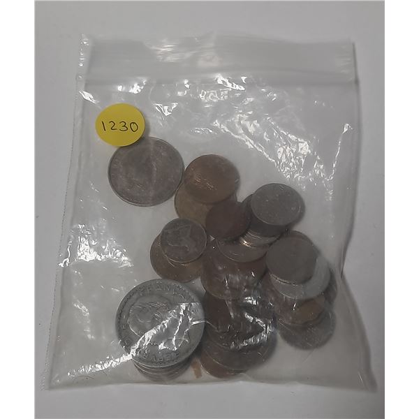 Bag of Foreign Currency.