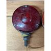 Image 3 : (2)Emergency Lights (1) Vintage SAE Red and Orange Light (1) Dominion Auto Toronto Canada Light