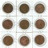 Image 2 : Lot of Great Britain One Penny Coins 1938,1946,1948,1963-64, and 1966