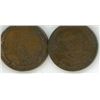 Image 2 : (2) Vintage 1939 Canada Royal Medal Copper Coins