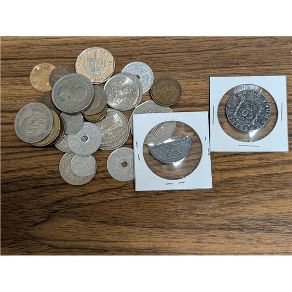 Lot of Worldwide Coins (Israel, Turkish, Shillings, Canadian, Etc.)