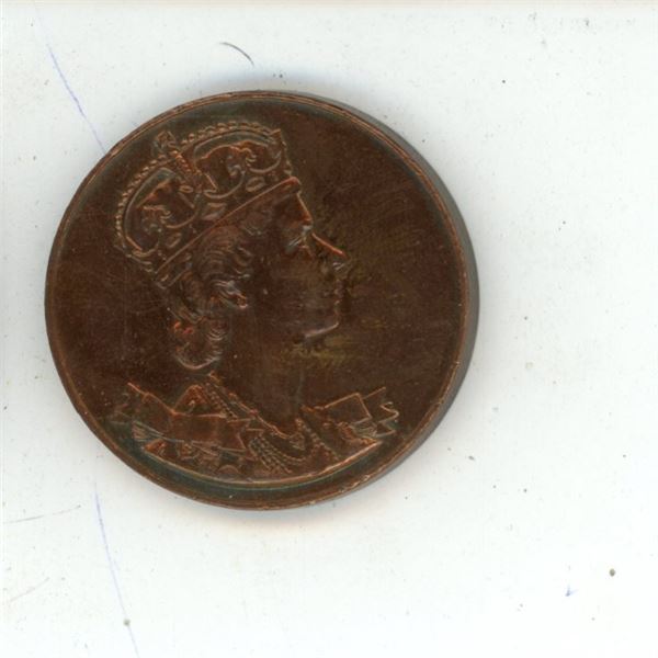 1953 Queen Elizabeth II Coronational Medal From Canada