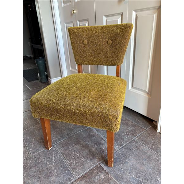 Retro Green tweed Chair