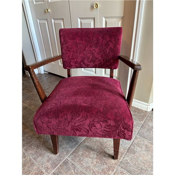 Burgundy Paisly Vintage Rocker