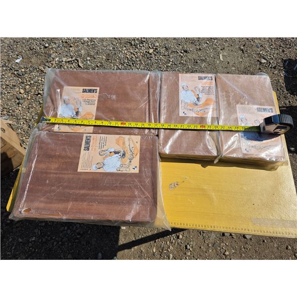 Lot of kitchen boards for cooking