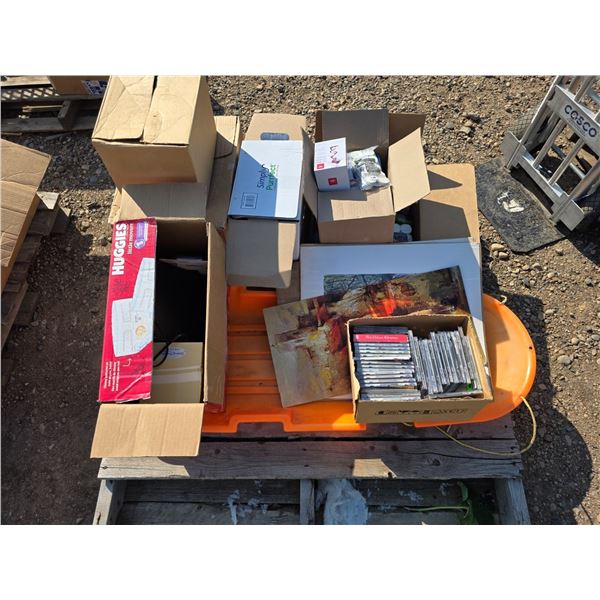 Pallet of household items
