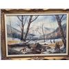Image 2 : Large painting of tundra wilderness-42 by 32"H