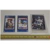 Image 1 : (2) Wayne Gretzky Hockey Cards in Plastic Case and Sanders.