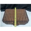 Image 4 : Vintage Wicker Picnic Basket.