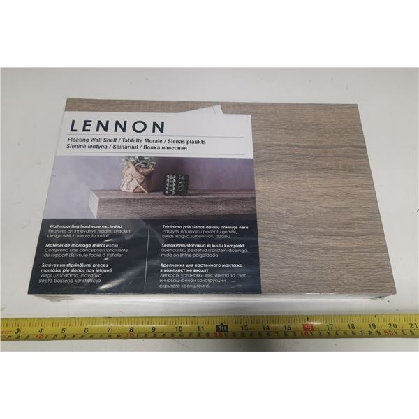 Lennon Floating Wall Shelf. (New)