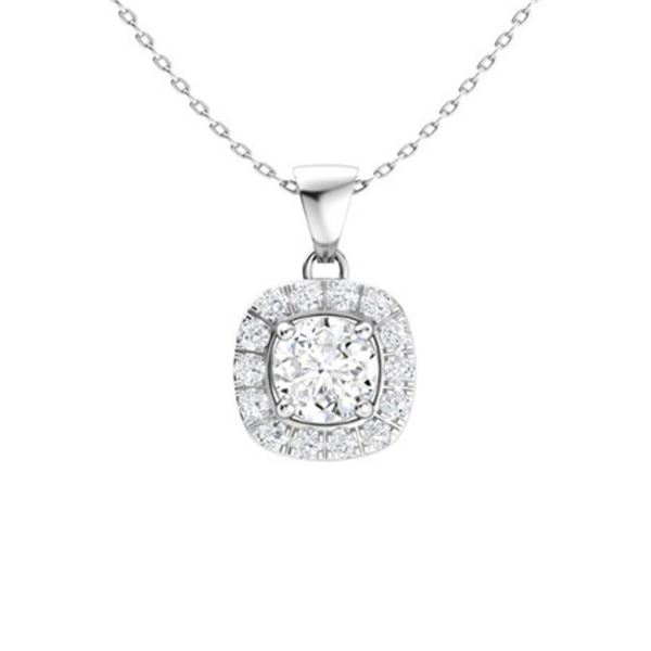 Gold & White Diamonds 2.50 Cts Necklace - E/VVS