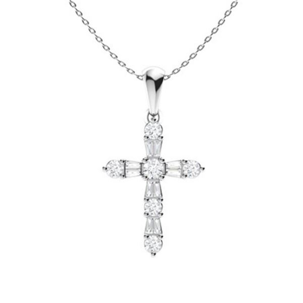 Gold & White Diamonds 3.12 Cts Necklace - E/VVS