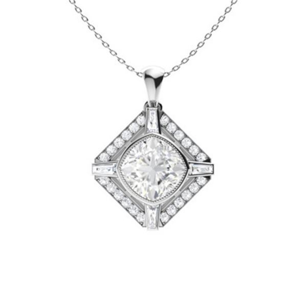 Gold & White Diamonds 2.50 Cts Necklace - E/VVS