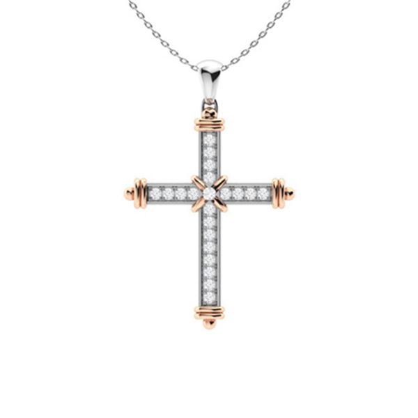 Gold & White Diamonds 2 Cts Necklace - E/VVS