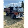 Image 2 : I.H. Cab over 1710B Grain Truck, Gas, 5 & 2 Speed c/w 16ft. Steel Box & Hoist roll tarp, showing 47,