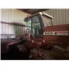 Image 6 : (Lot #'s 277 & 278 are a Group Lot) HESSTON 8100 SWATHER, Cab, 21ft UII Reels, showing 3924 hrs., s/