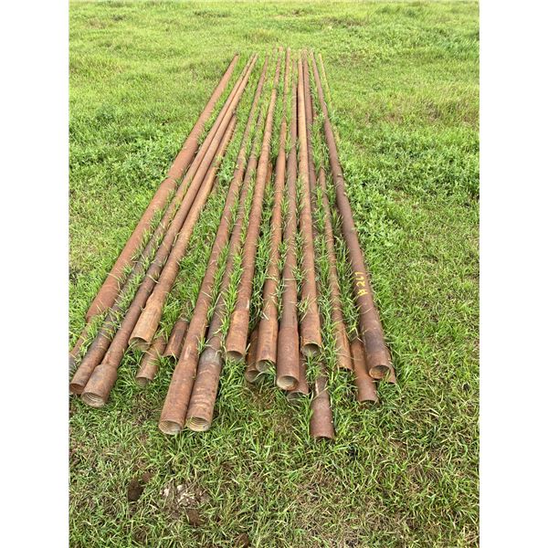 Approx. 24- Joints of mainly 3.5-inch Pipe, 20 ft long, selling by the pile
