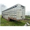 Image 1 : Chamberlain 45ft. Cattle liner, Tandem. (Poor, Farm Use Only) Sold as Is